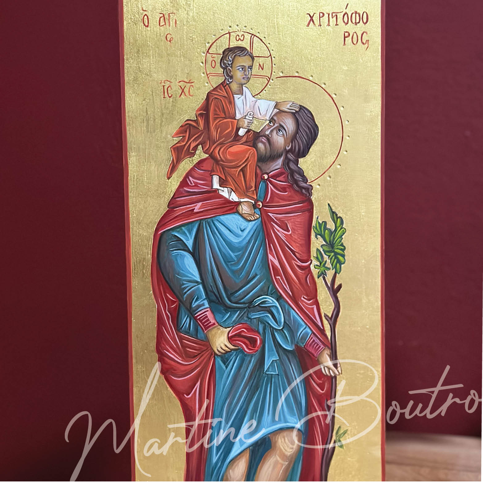 Saint Christopher Icon